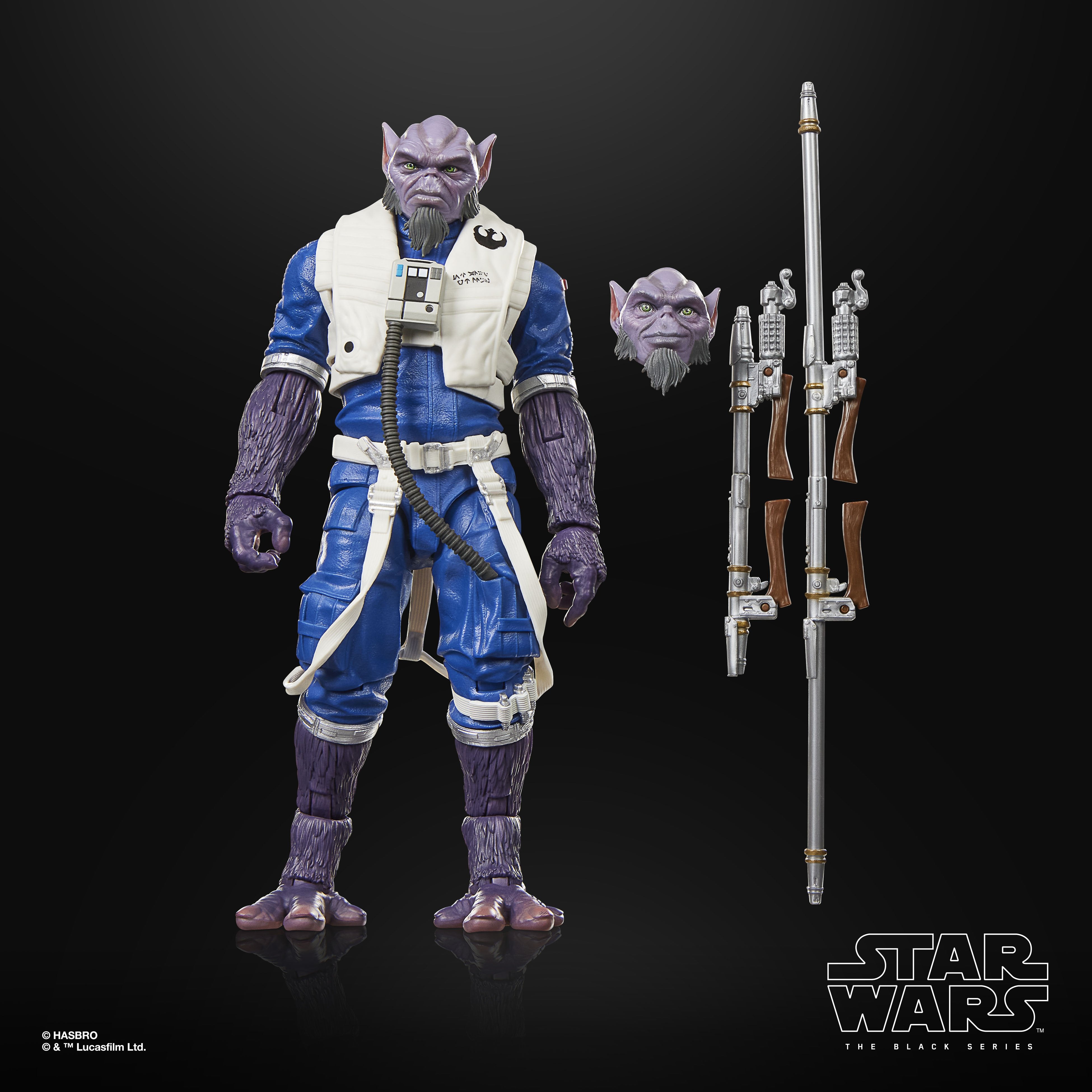 Zeb Orrelios Black Series 6-Inch Deluxe Figure — Accessories Included: Alternate Head, Extended Bo Rifle, Collapsed Bo Rifle