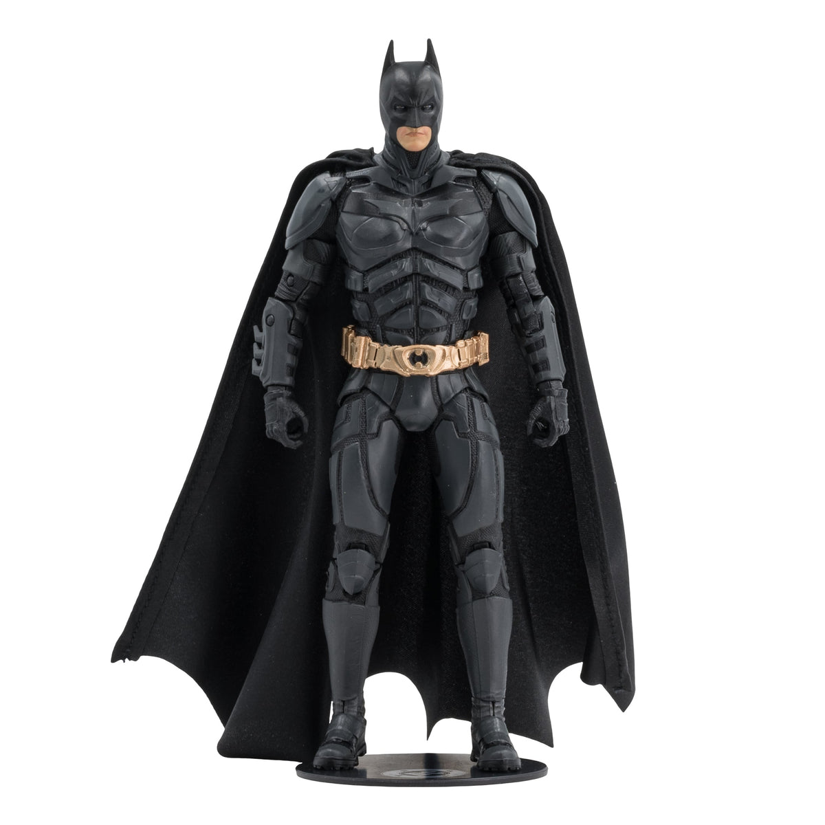 Batman Dark Knight DC Multiverse 7-Inch Figure — Front View on Figure Base White Background