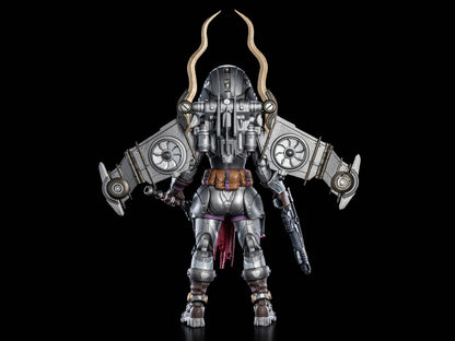 Arch General Honora Cosmic Legions 6-Inch Figure — Back View Showing Wing-Pack and Backpack Detail