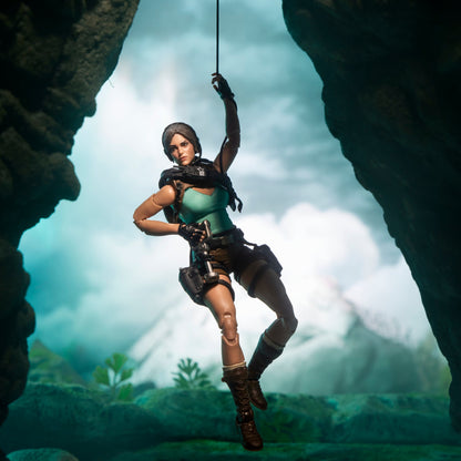 Lara Croft G.I. Joe Classified Series 6-Inch Figure — Rappelling Rope Climb Pose