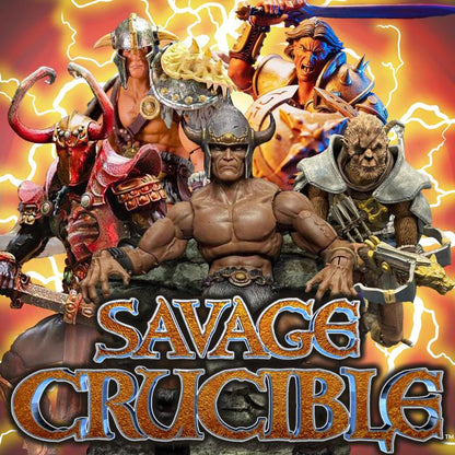 Savage Crucible Wave 2 Full Figure Lineup — Nashorn and Assorted Characters Group Shot