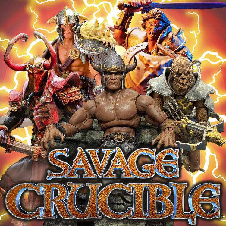 Savage Crucible Wave 2 Full Figure Lineup — Nashorn and Assorted Characters Group Shot