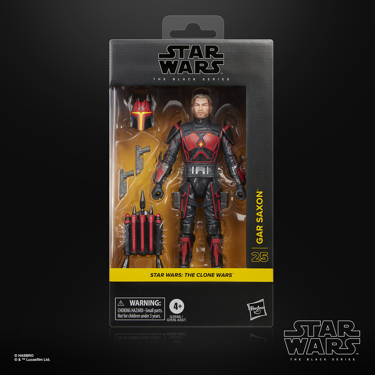 Gar Saxon Black Series 6-Inch Figure — Package Front Window Box