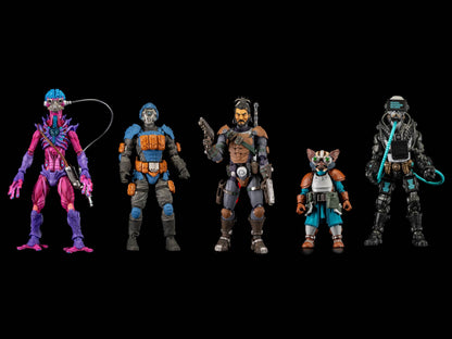 Cosmic Legions Mortal Thorn Book One Figures — Compatible Figure Lineup Display