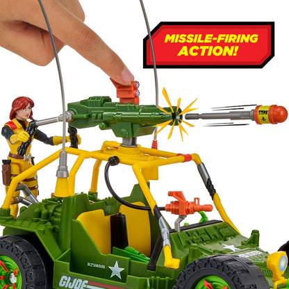TMNT x G.I. Joe A.W.E. Shell-Striker Vehicle — Missile-Firing Action Feature Detail Close-Up