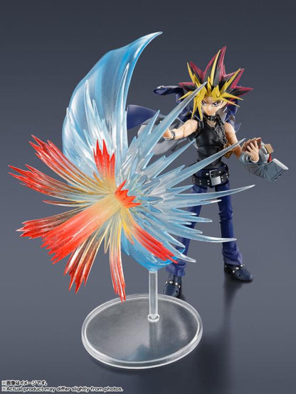 Yami Yugi S.H.Figuarts 6-Inch Figure — Mirror Force Effect Parts Display with Stand