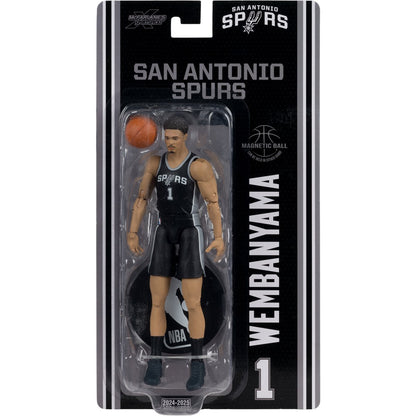 Victor Wembanyama McFarlane SportsPicks 6-Inch Figure — Box Art Close-Up Sealed Package Front