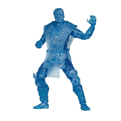 Sub-Zero (Ice Clone) Mortal Kombat Klassic 7-Inch — Articulation Pose with Raised Hand and Wide Stance