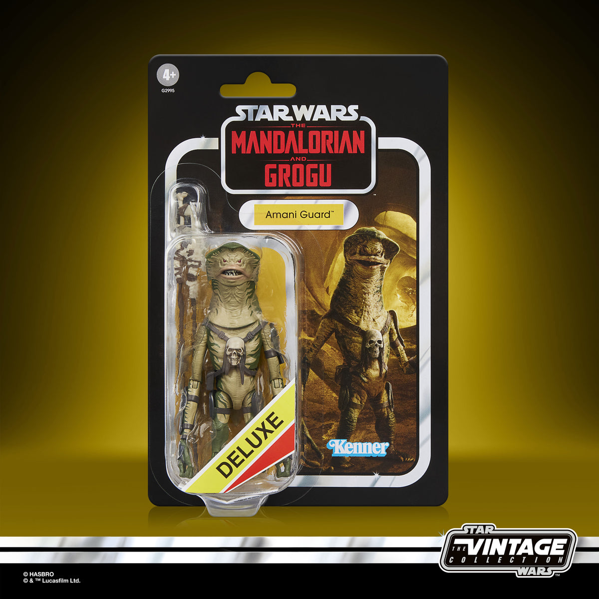 Amani Guard Vintage Collection 3.75-Inch Deluxe — Package Front Card Art