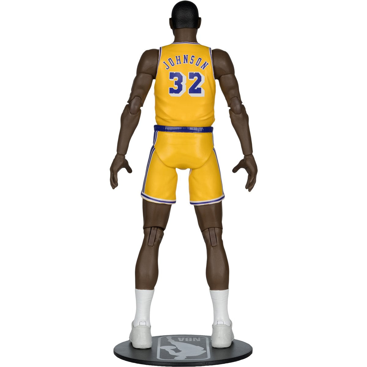 Magic Johnson NBA Legends SportsPicks 6-Inch Figure — Back View Showing Johnson 32 Jersey