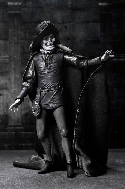 Phantom of the Opera Masque Red Death NECA 7-Inch Figure — Wide Stance Front View Stone Background