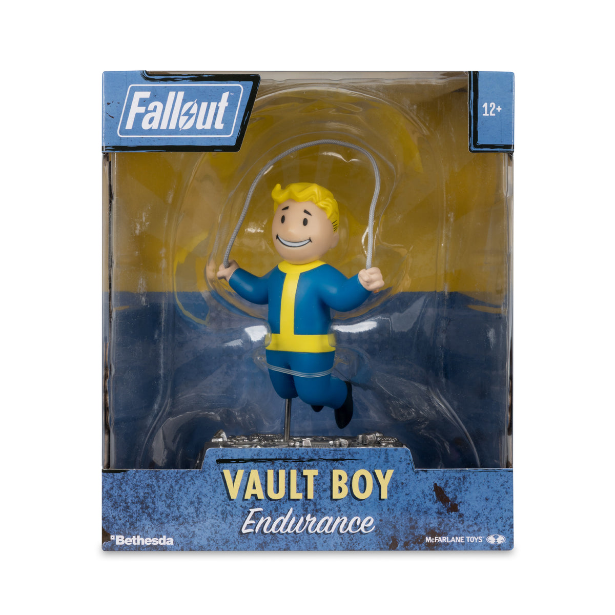 Vault Boy Endurance Fallout 5-Inch Posed Figure — Box Art Close-Up Front Package