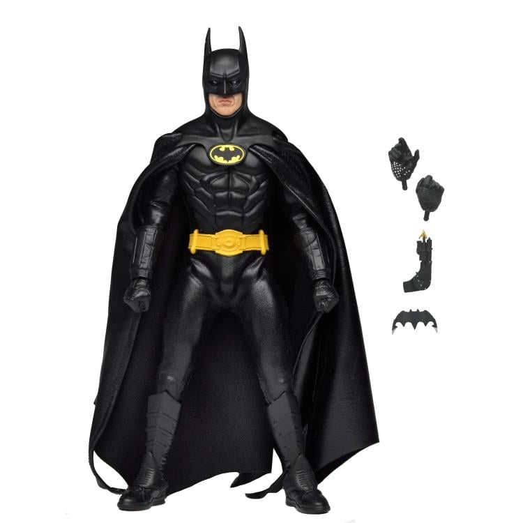 Batman 1989 NECA 8-Inch Clothed Figure — Accessories Included Display on White Background