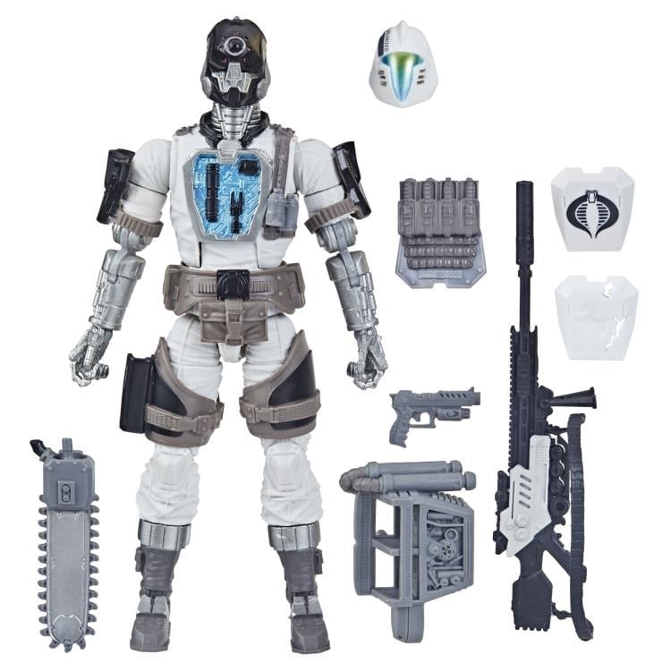 Arctic B.A.T. G.I. Joe Classified Series 6-Inch Figure — Accessories Included Display with All Eight Pieces