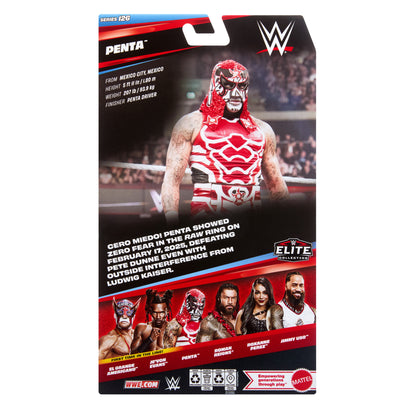 Penta WWE Elite Series 126 6-Inch Figure — Box Back Package Detail