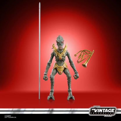 Geonosian Picador Vintage Collection 3.75-Inch Figure — Accessories Display Showing Staff and Horn