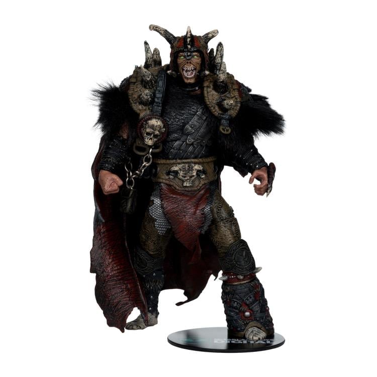Spawn Bloodaxe Dark Ages 7-Inch Figure — Articulation Pose on Display Base