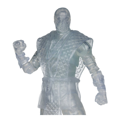 Reptile (Invisible) Mortal Kombat Klassic 7-Inch — Upper Body Detail Highlighting Clear Quilted Armor and Mask Sculpt