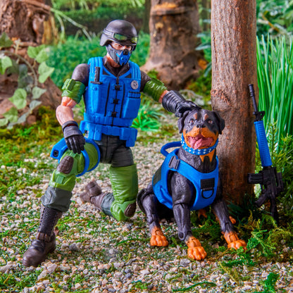 Mutt Junkyard GI Joe Classified Series 6-Inch — Figure Detail Kneeling Good Boy Head