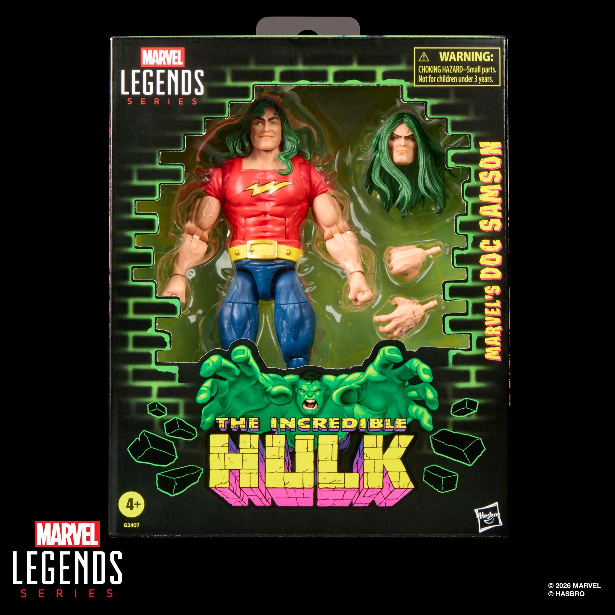 Doc Samson Marvel Legends 6-Inch Figure — Box Art Front