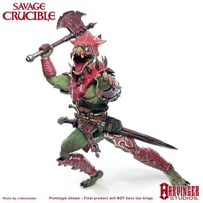 Veteris Rapax Savage Crucible 6-Inch Figure — Axe Overhead Attack Pose