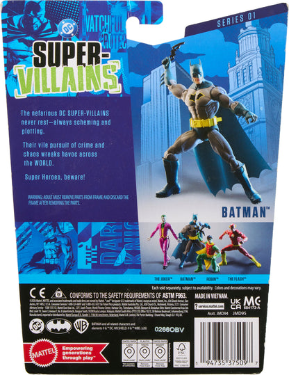 Batman DC Comics Core 6-Inch Figure — Package Detail Card Back Series 01