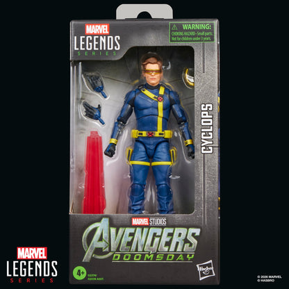Cyclops Marvel Legends 6-Inch Figure — Box Art Front Avengers Doomsday Packaging