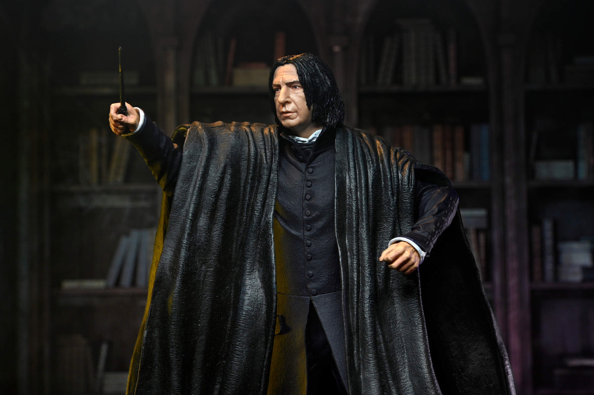 Professor Snape Harry Potter Legacy Collection 7-Inch Figure — Front View Arms Spread Cloak Detail