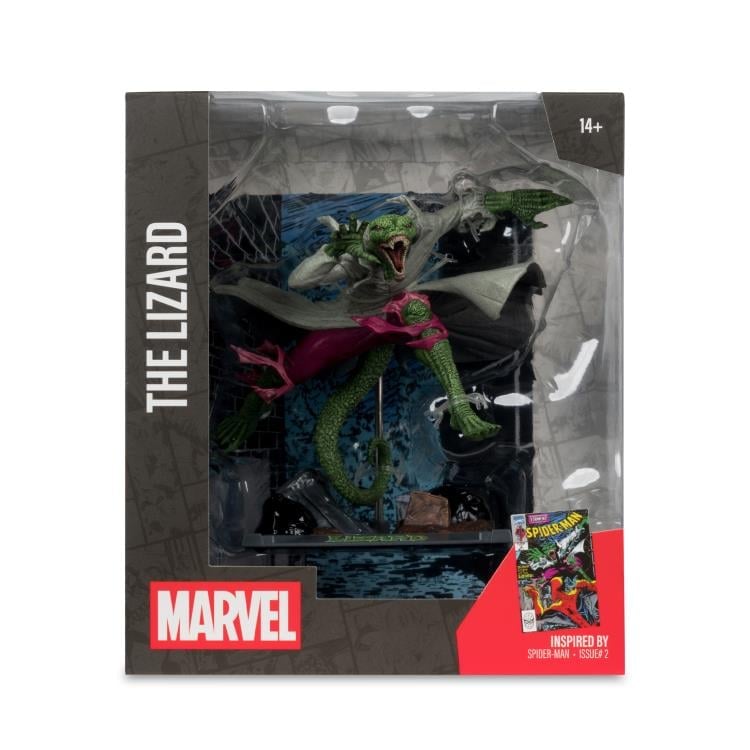 The Lizard McFarlane Marvel 1/10 Scale Figure — Box Front Sealed Packaging
