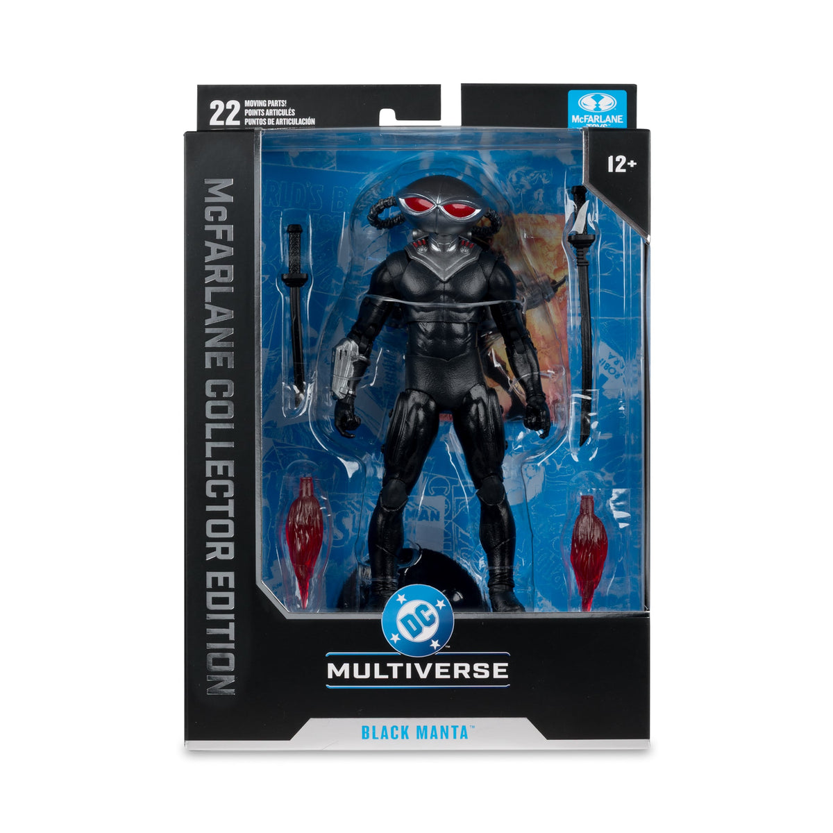 Black Manta DC Multiverse Collector Edition 7-Inch Figure — Package Front View