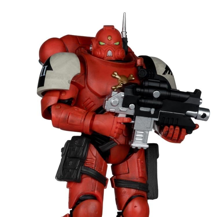 Blood Ravens Infiltrator Warhammer 40K Dawn of War IV 7-Inch Figure — Upper Body Bolt Carbine Detail