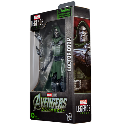 Doctor Doom Marvel Legends 6-Inch Figure — Avengers Doomsday Package Box Side
