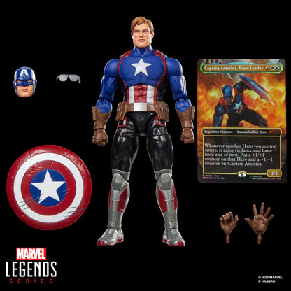 Captain America Avengers Twilight Marvel Legends 6-Inch Figure — Accessories Included Display