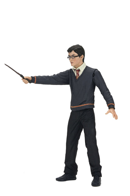 Harry Potter Legacy Collection 7-Inch Figure — Side View Wand Extended on White