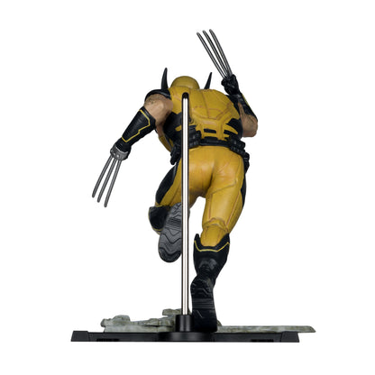 Wolverine McFarlane Gold Label 1/10 Scale Figure — Back View Showing Suit Sculpt