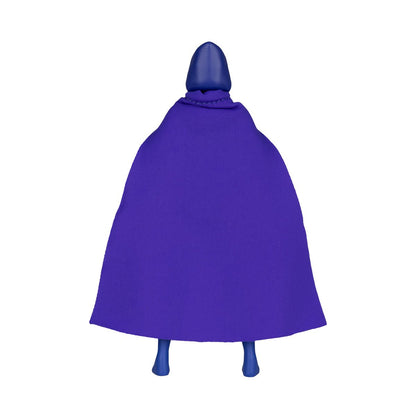 Raven DC Super Powers 4.5-Inch Figure — Back View Showing Full Fabric Cape