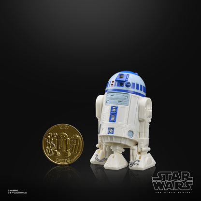 R2-D2 Droids Black Series 6-Inch Figure — Collector Coin Front Showing R2-D2 Droids Artwork