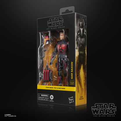 Gar Saxon Black Series 6-Inch Figure — Package Side Box Art Close-Up