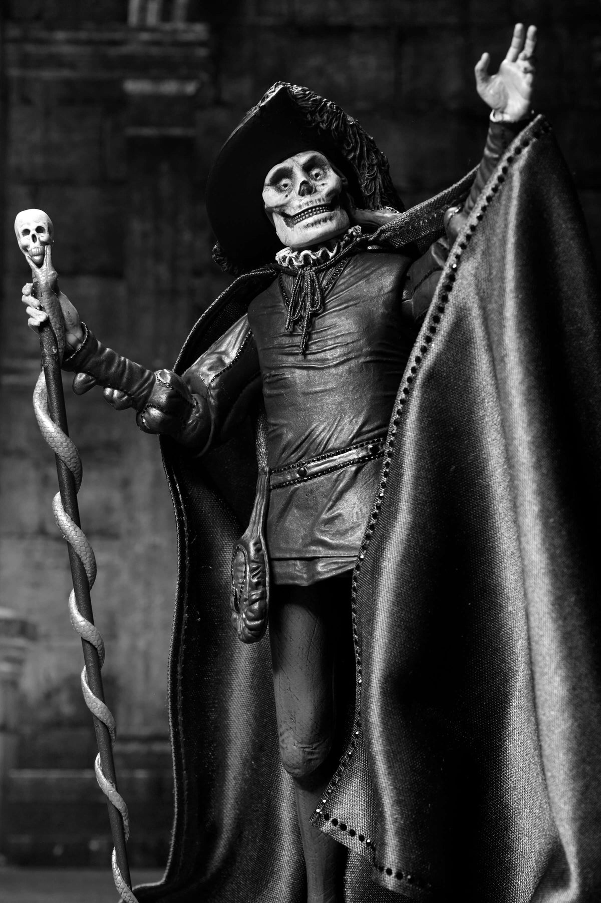 Phantom of the Opera Masque Red Death NECA 7-Inch Figure — Side View Without Hat Showing Figure Detail