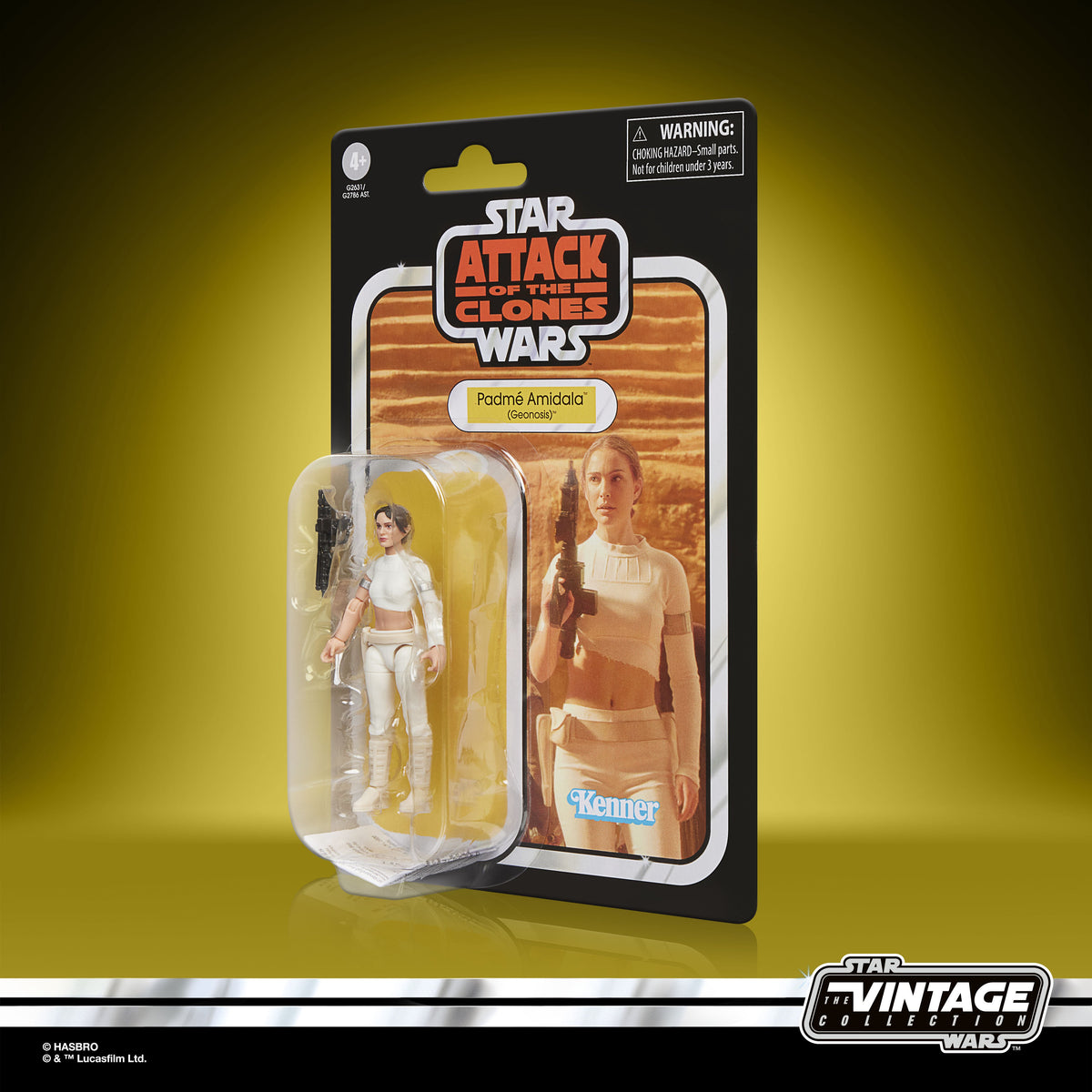 Padmé Amidala Arena Vintage Collection 3.75-Inch Figure — Package Detail Angled View