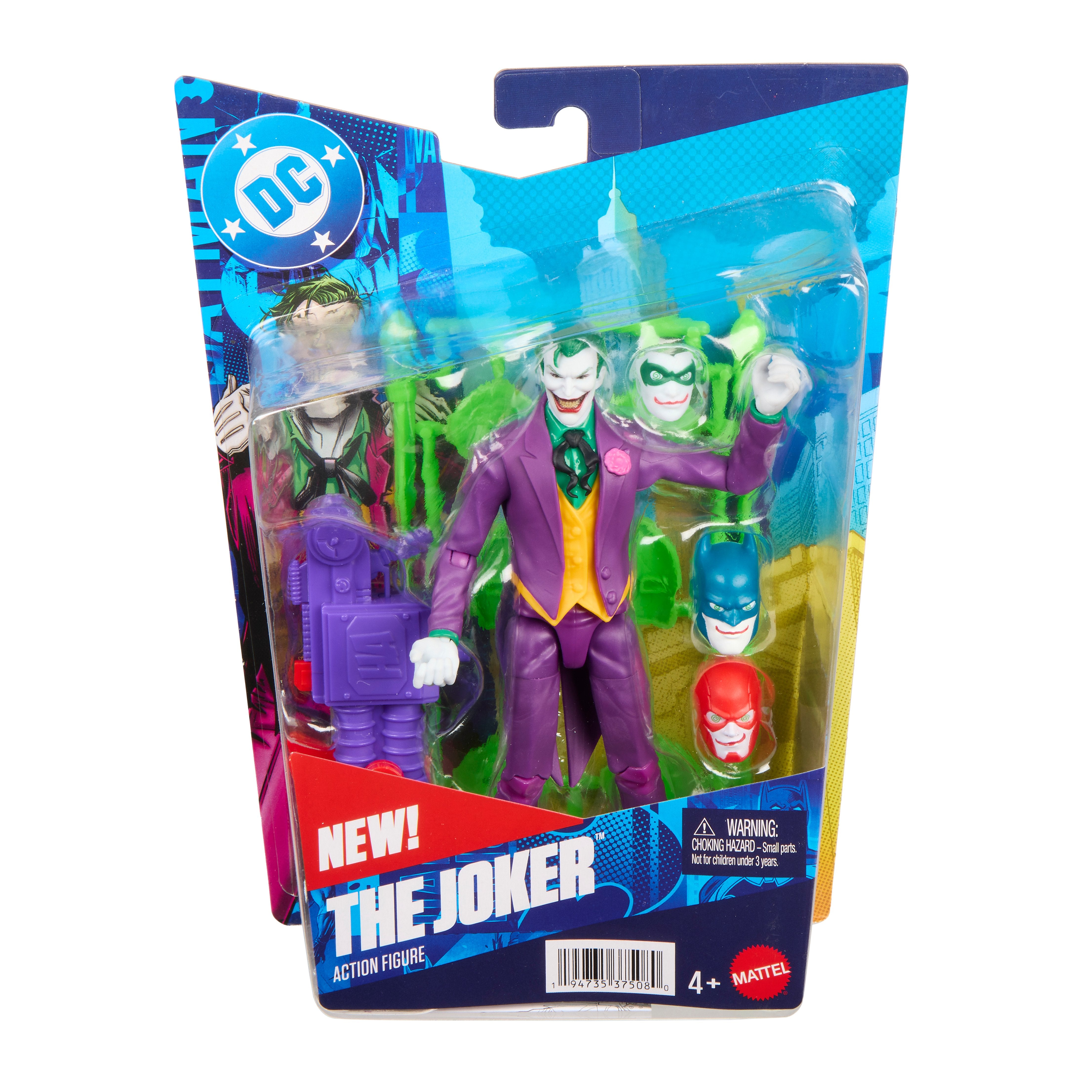Joker DC Comics Core 6-Inch Figure — Package Detail Card Front Sealed Blister