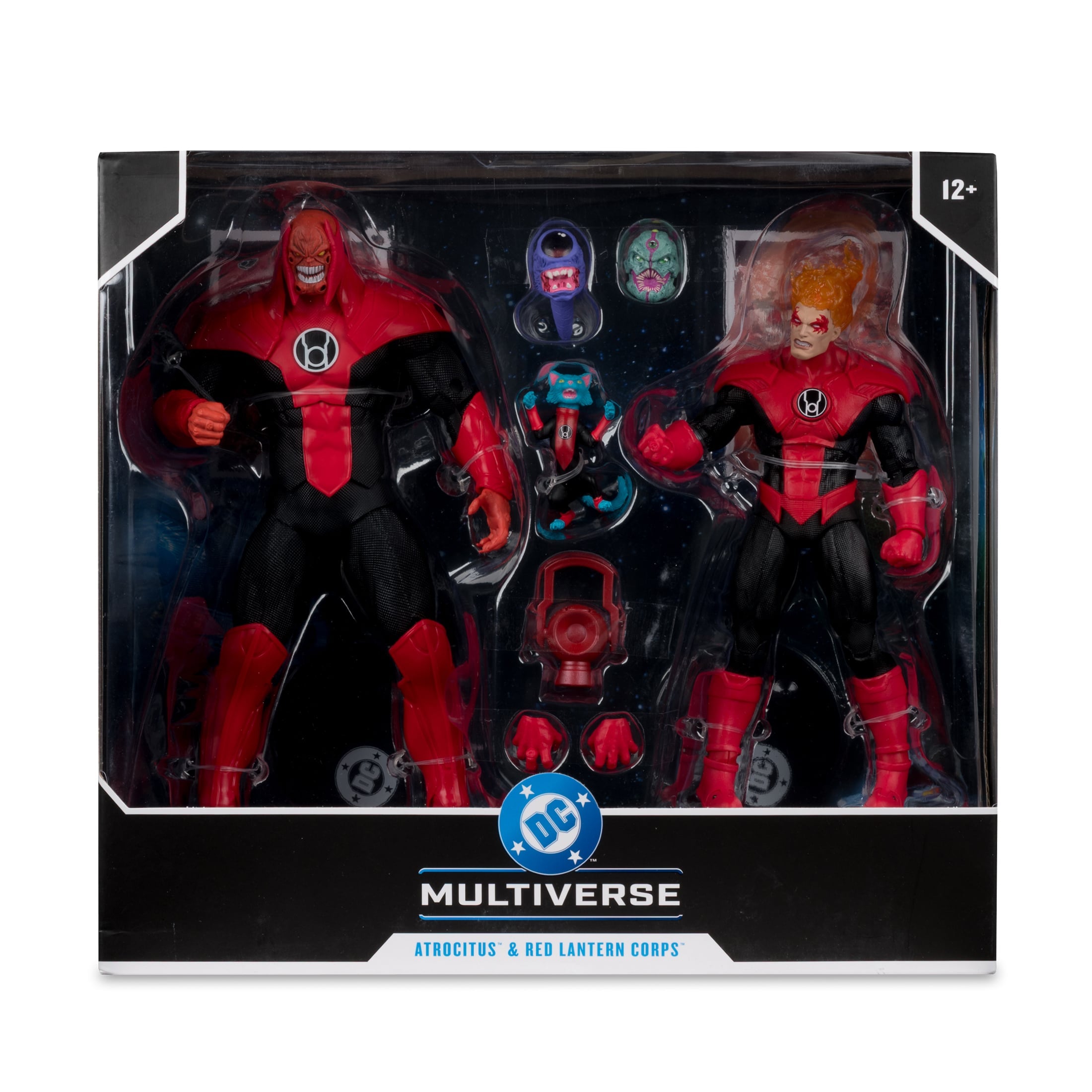 Atrocitus Red Lantern Corps DC Multiverse 7-Inch Two-Pack — Package Front View Sealed