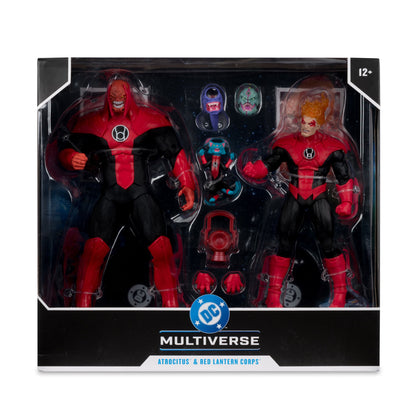 Atrocitus Red Lantern Corps DC Multiverse 7-Inch Two-Pack — Package Front View Sealed