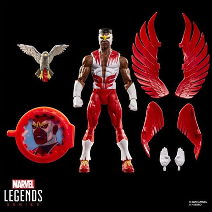 Falcon Secret Wars Marvel Legends 6-Inch Figure — Accessories Included Full Contents Display