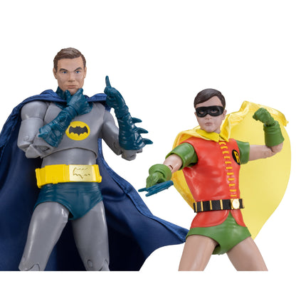 Batman & Robin 1966 DC Multiverse 7-Inch Two-Pack — Combat Pose with Alternate Hands