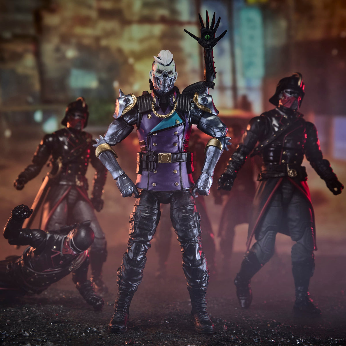 Axel Synapse Soma GI Joe Classified Series 6-Inch Figure — Group Display with Other Classified Figures Front
