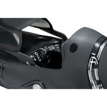 Batmissile Batman Returns DC Multiverse Vehicle — Interior Detail showing dashboard and steering wheel