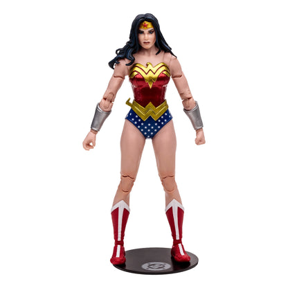 Wonder Woman (Classic) DC Multiverse 7-Inch Action Figure — Front View on DC Logo Display Stand