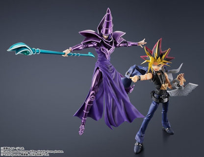 Yami Yugi S.H.Figuarts 6-Inch Figure — Displayed Alongside Dark Magician S.H.Figuarts Figure