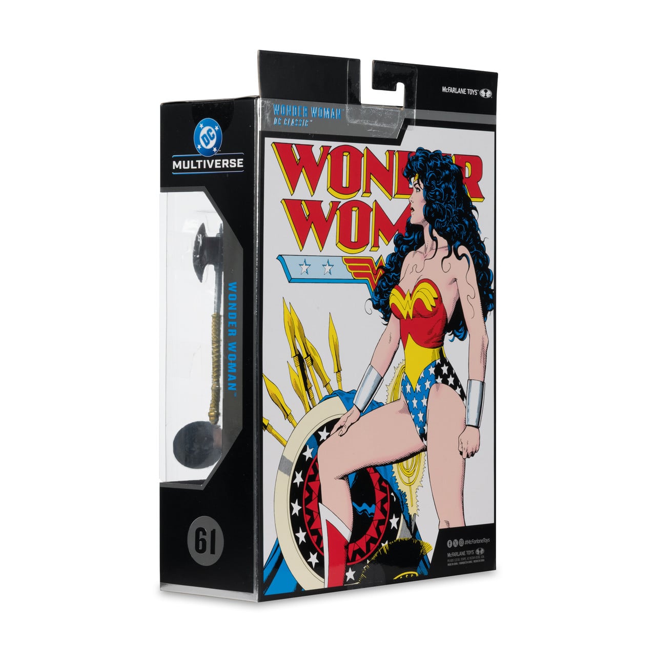 Wonder Woman DC Multiverse Collector Edition 7-Inch Figure — Box Back with Comic Art